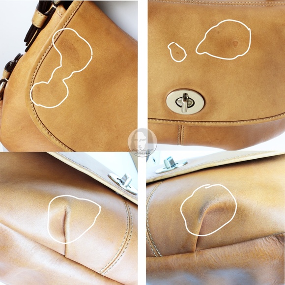 Coach Shoulder Bag Legacy Leather Flap Style F15170 Tan Convertible Cross Body - Picture 14 of 14